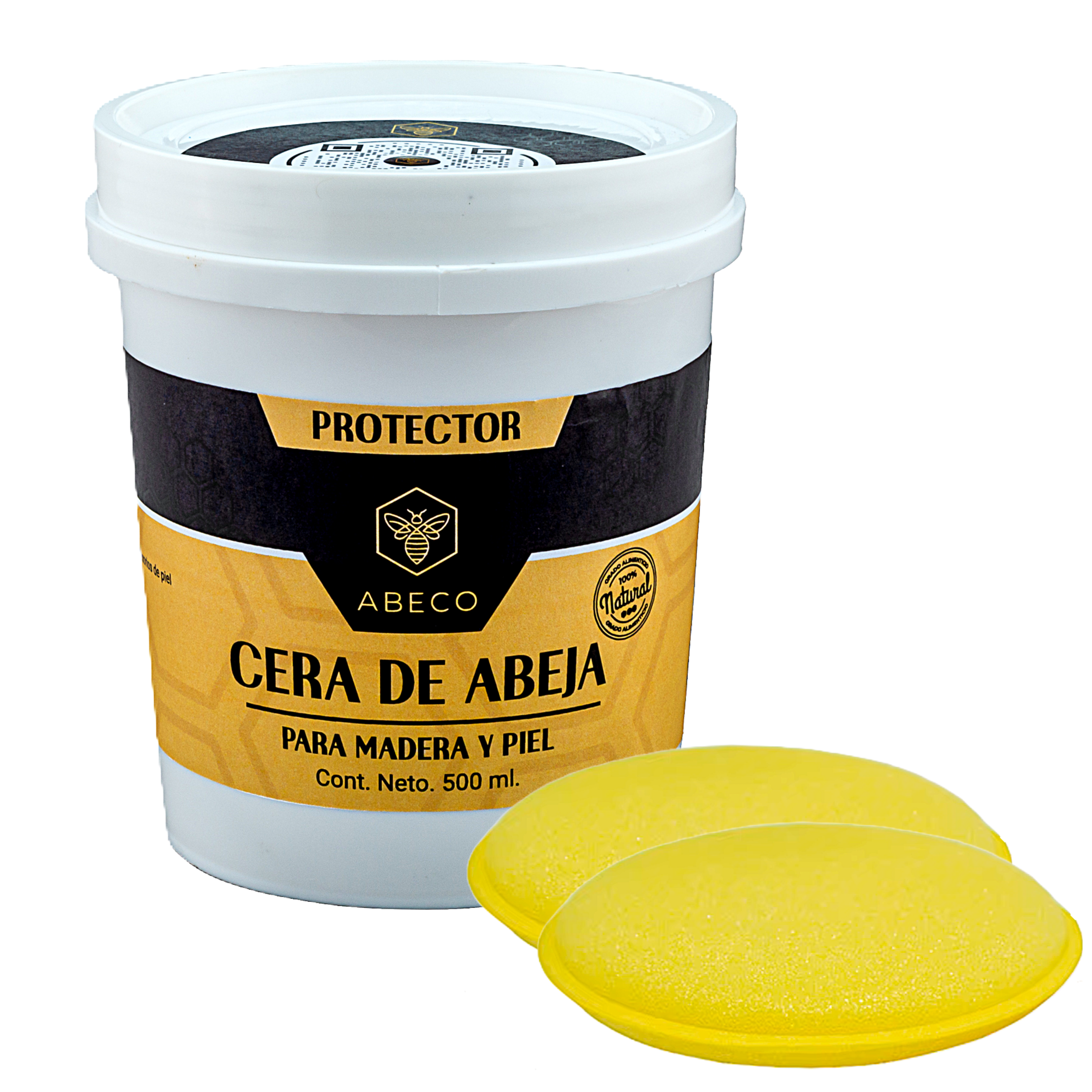 CERA DE ABEJA PREMIUM - MADERA Y CUERO