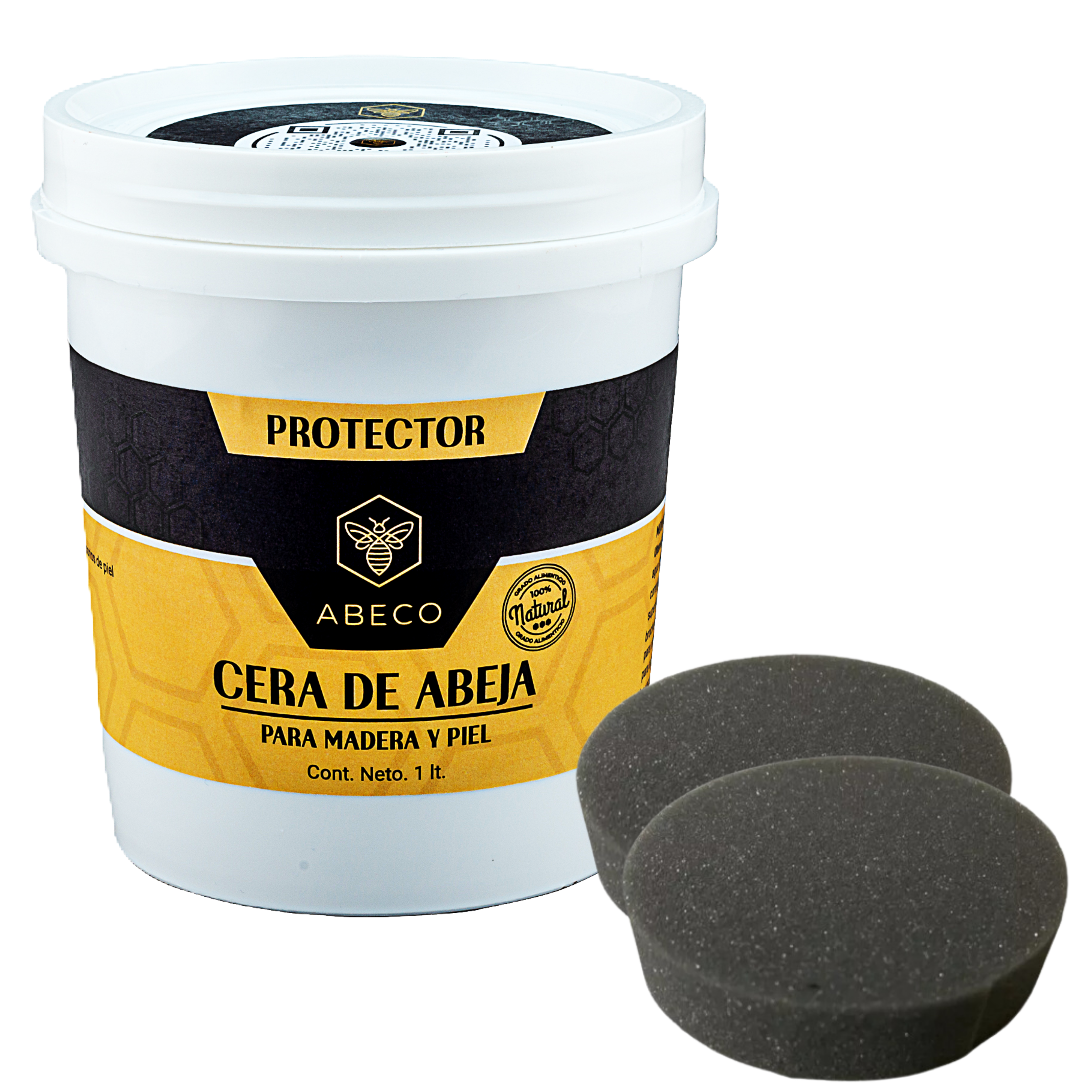 CERA DE ABEJA PREMIUM - MADERA Y CUERO