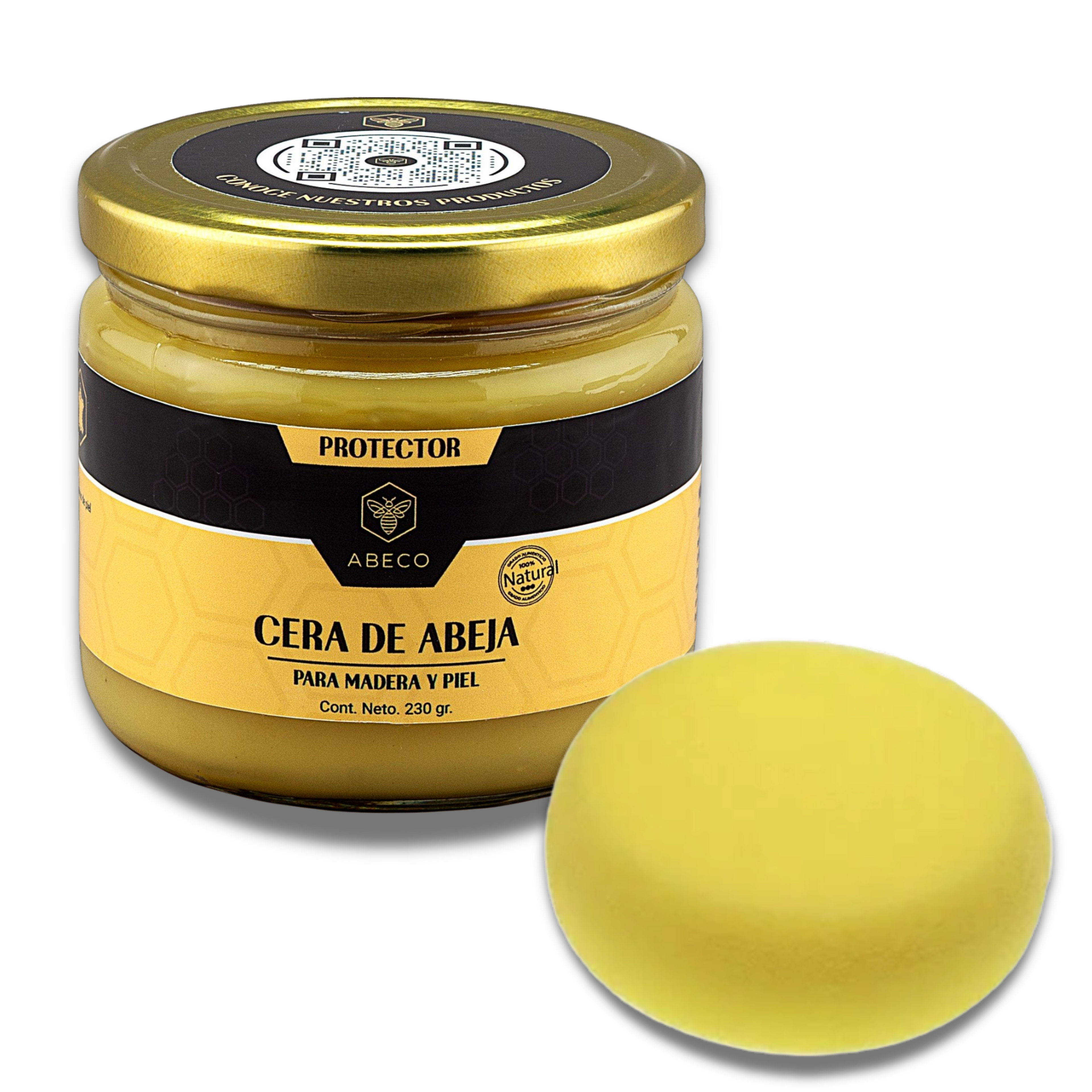 CERA DE ABEJA PREMIUM - MADERA Y CUERO
