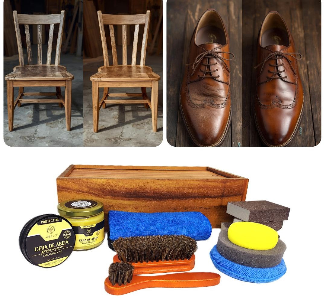 KIT DE RESTAURACIÓN PARA MADERA Y PIEL