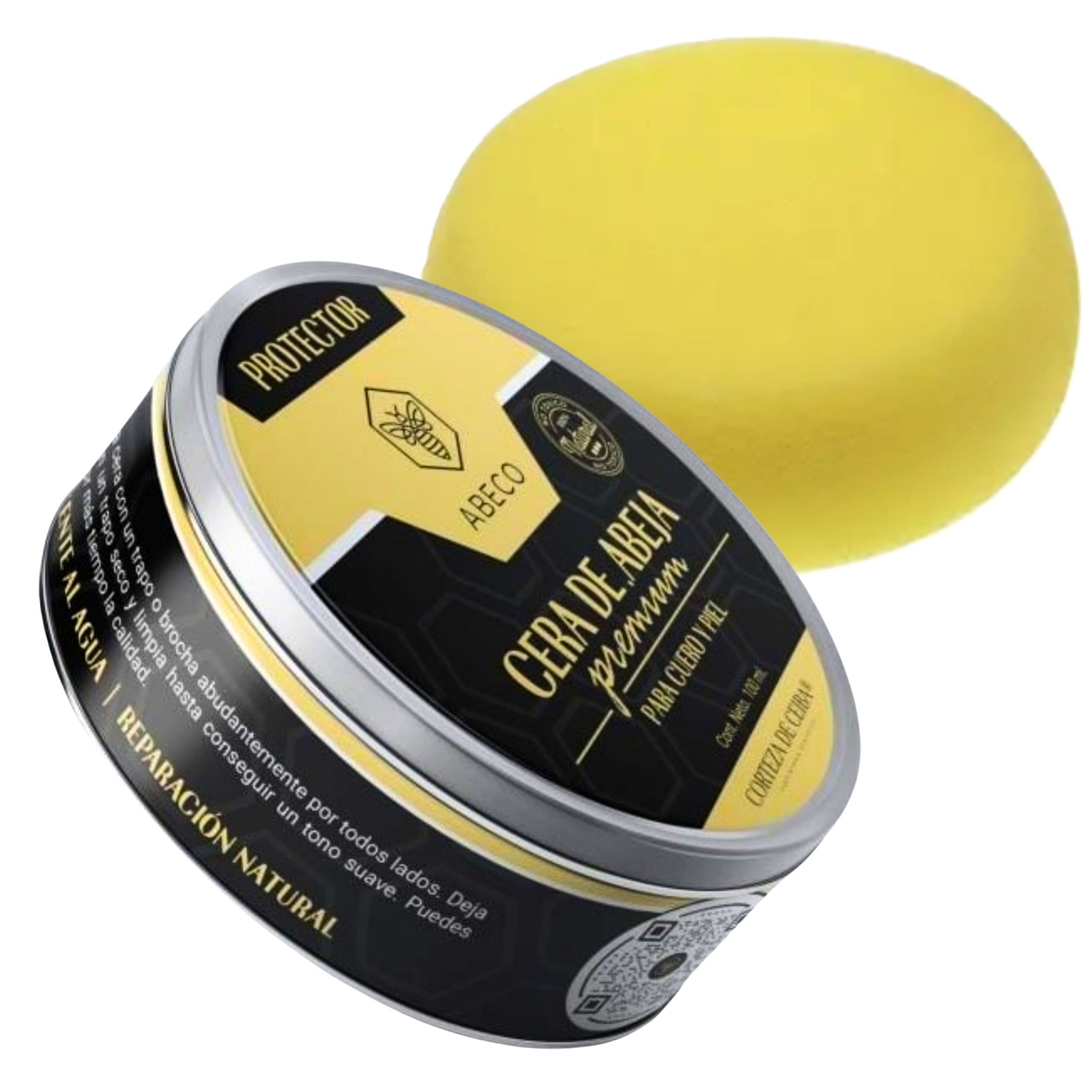 CERA DE ABEJA PREMIUM - MADERA Y CUERO