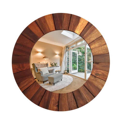 ESPEJOS ARTESANALES REDONDOS